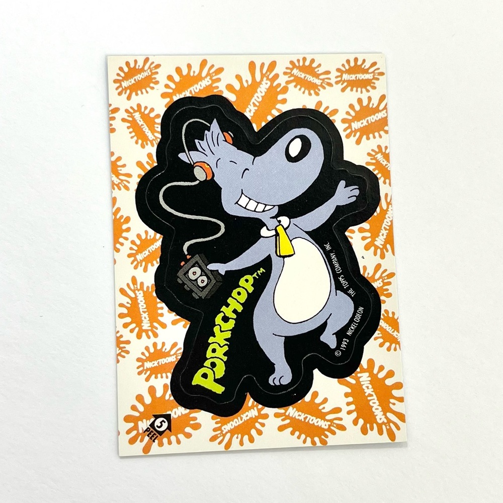 Vintage Nicktoons 1993 Topps Nickelodeon Complete Sticker Set - Picture 7 of 13